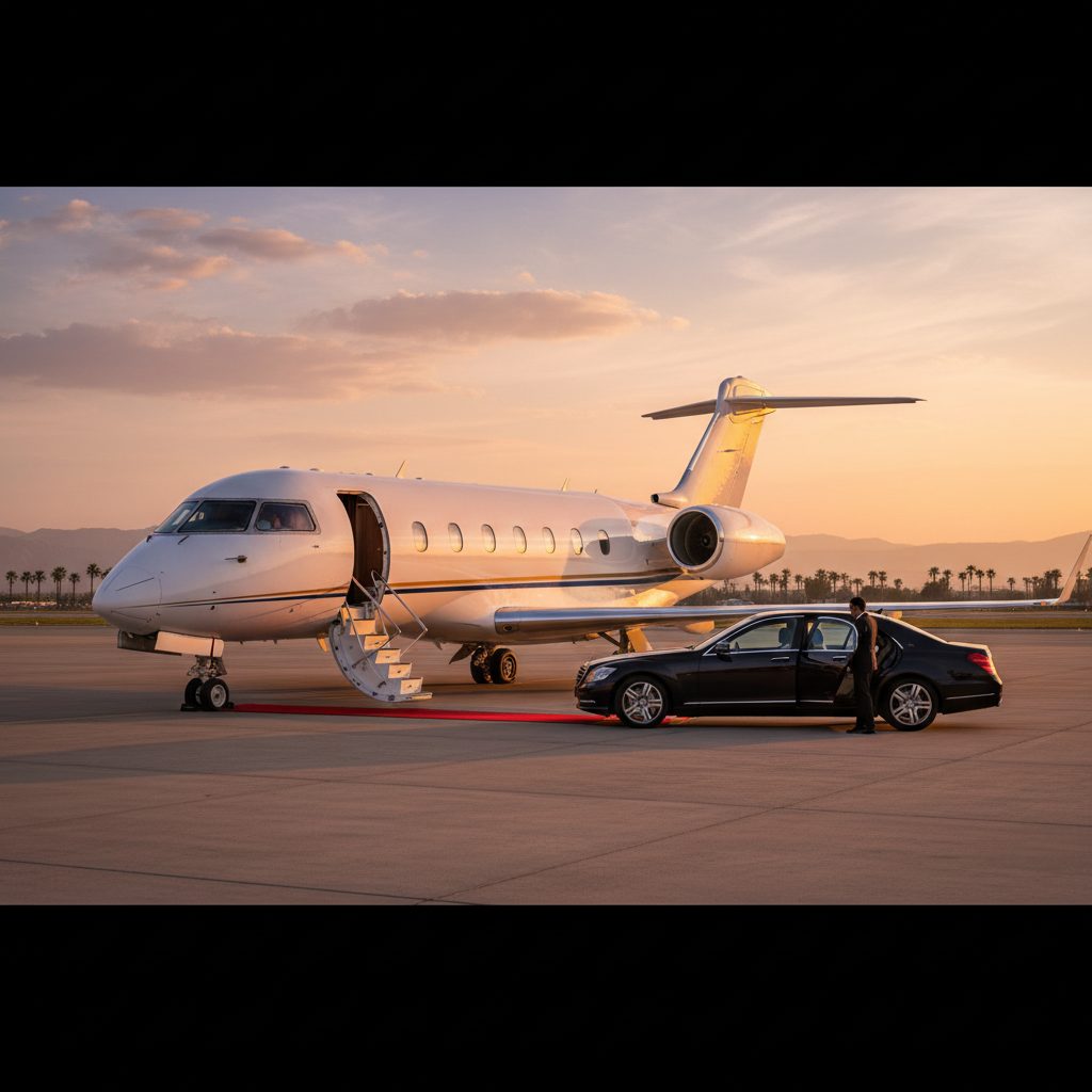 Bombardier Challenger 605, Ready for boarding, illustrative image