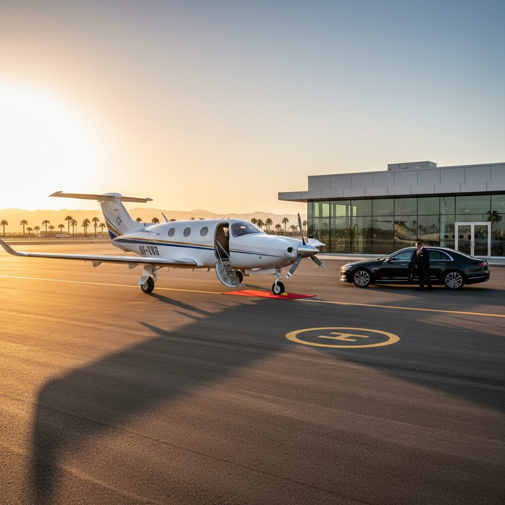 Piper PA-46R Matrix, Ready for boarding, illustrative image