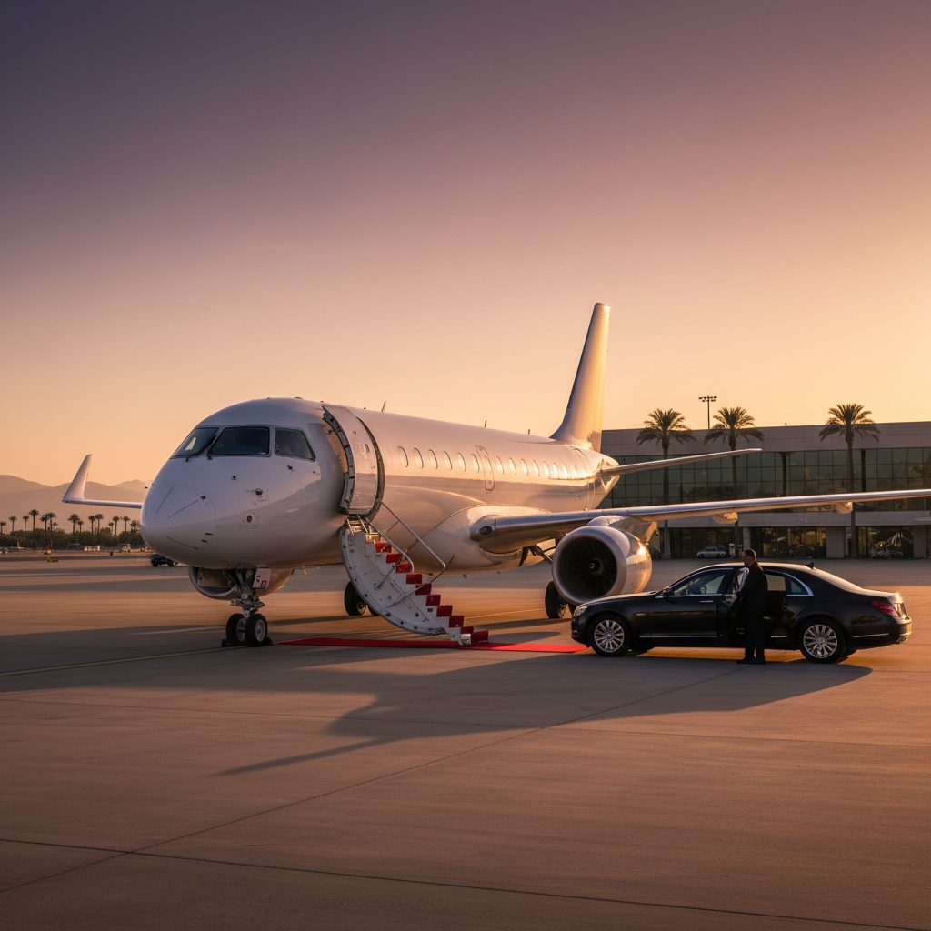 Embraer EMB 190, Ready for boarding, illustrative image