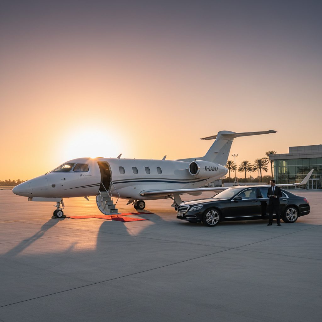 Pilatus PC-24, Ready for boarding, illustrative image