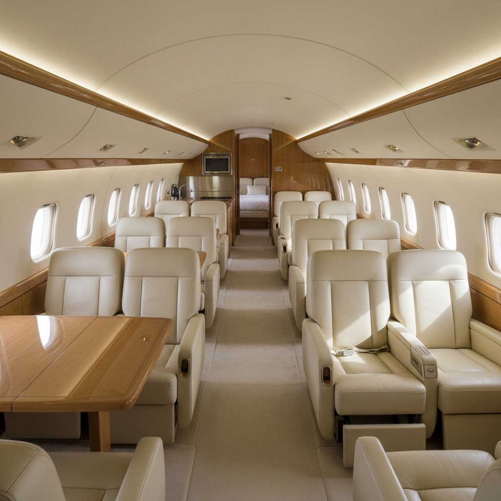 Boeing 727-700, Private cabin, illustrative image