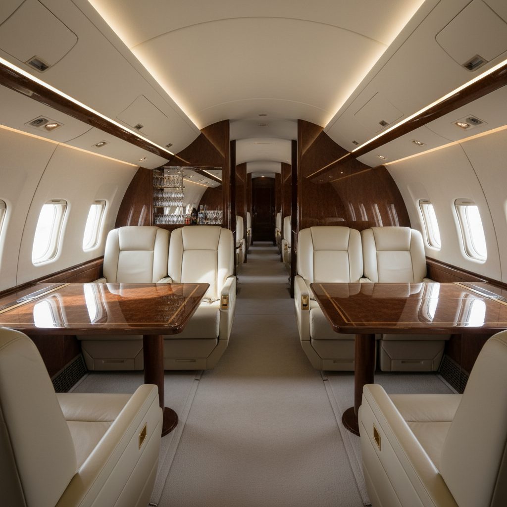 McDonnell Douglas MD-11, Private cabin, illustrative image