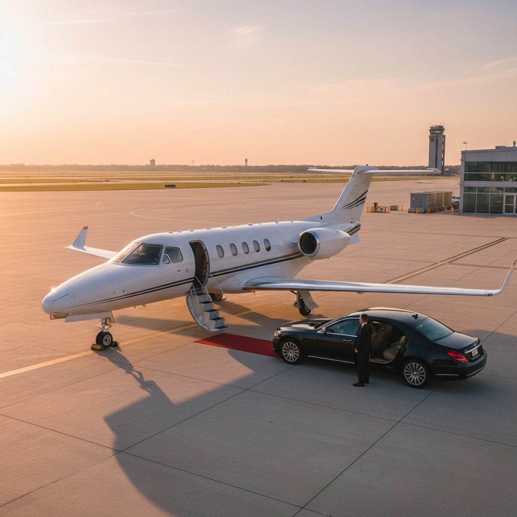 Cessna CitationJet, Ready for boarding, illustrative image