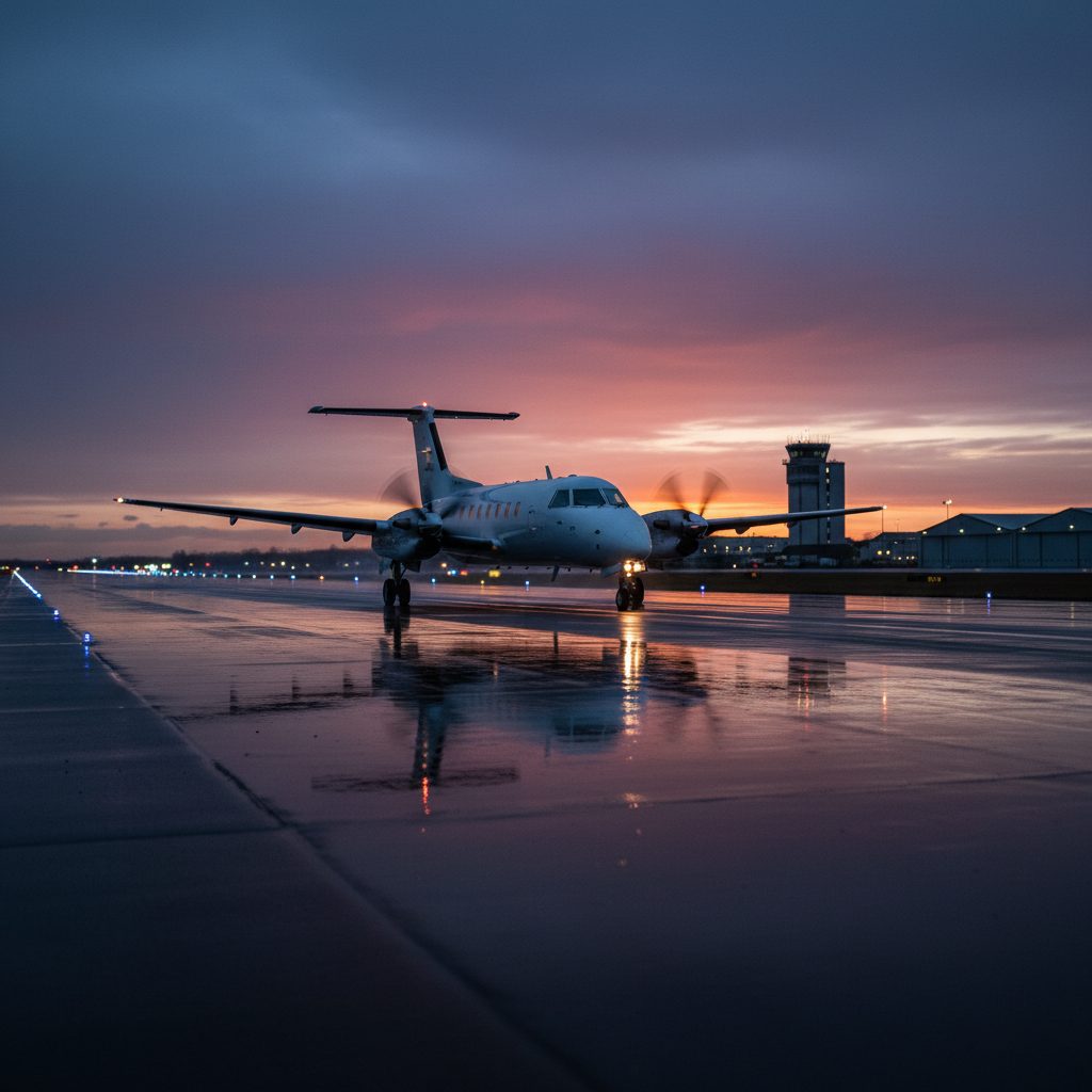BAE Jetstream 31, On the runway, illustrative image