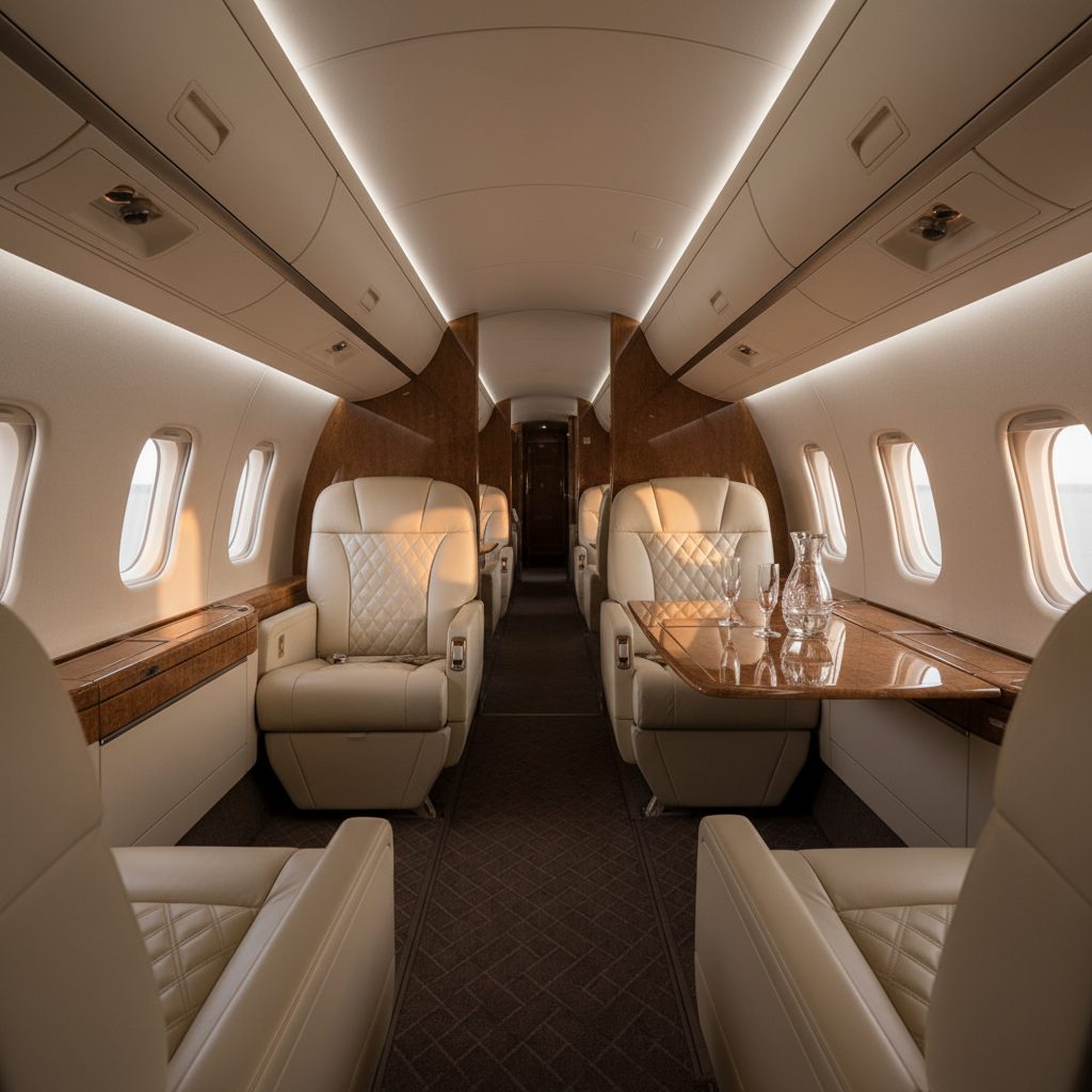 Bombardier CRJ900, Private cabin, illustrative image