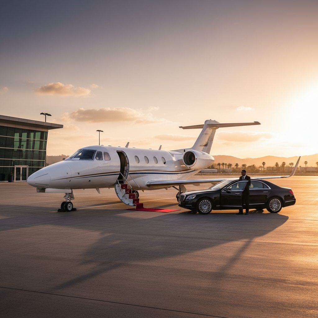 Hawker Beechcraft Premier 1, Ready for boarding, illustrative image