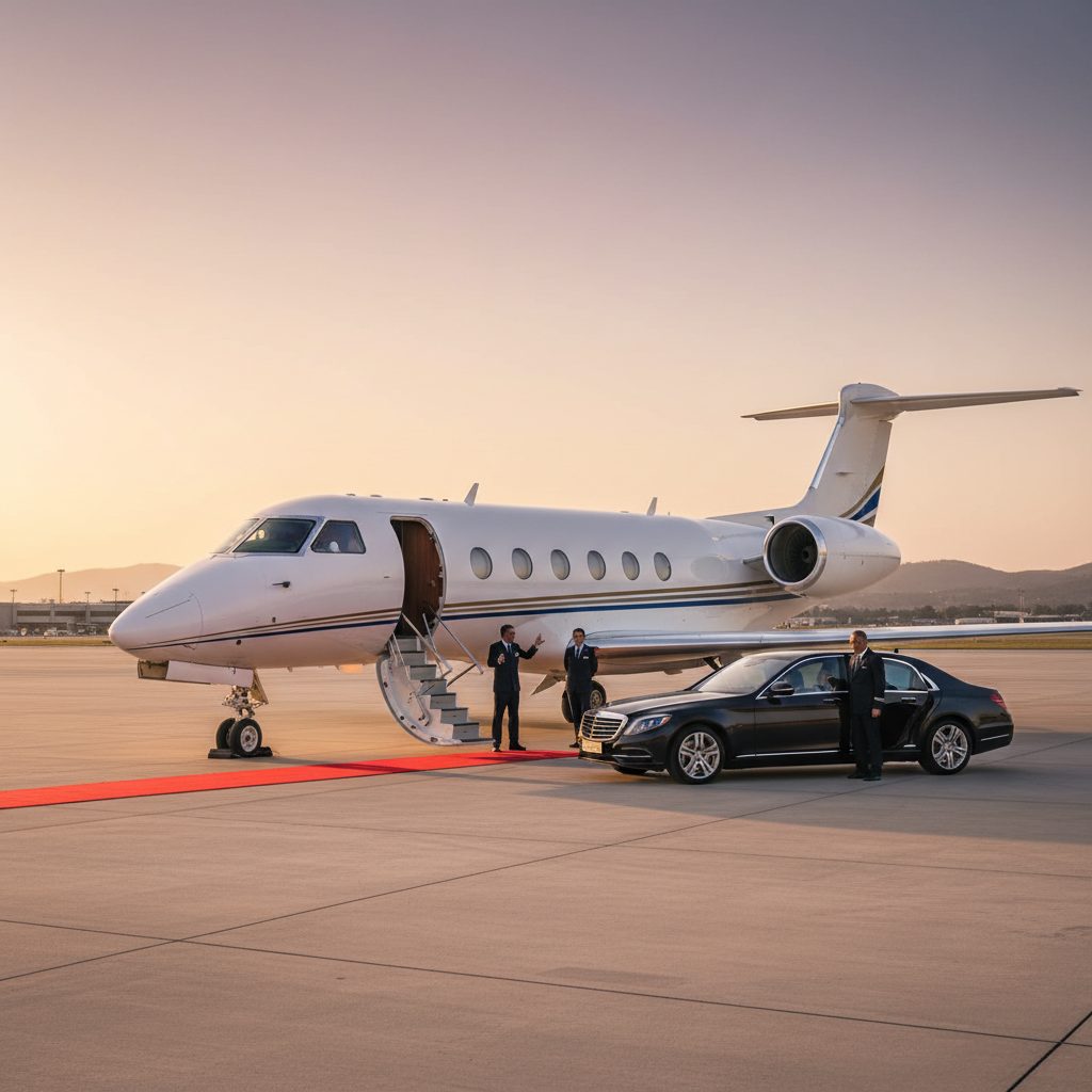 Gulfstream G350, Ready for boarding, illustrative image