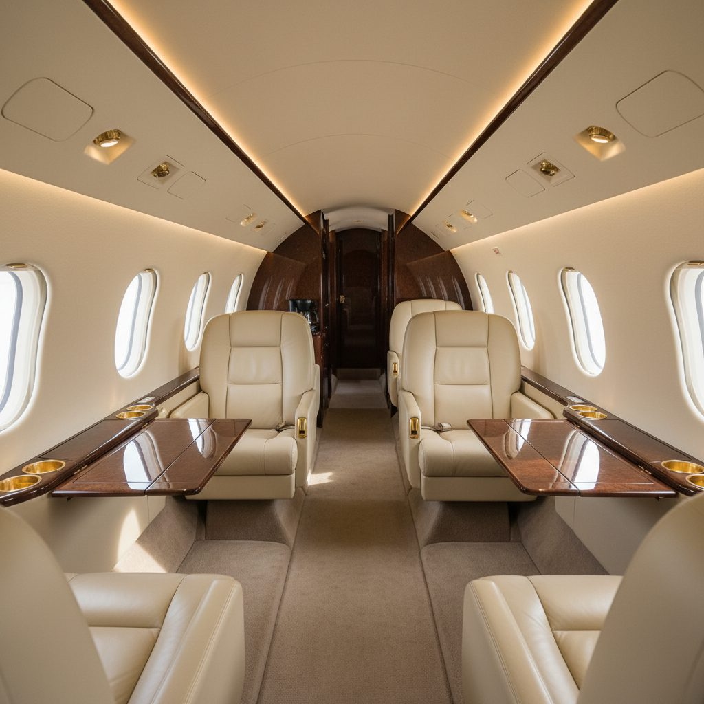 IAI 1125 Astra, Private cabin, illustrative image