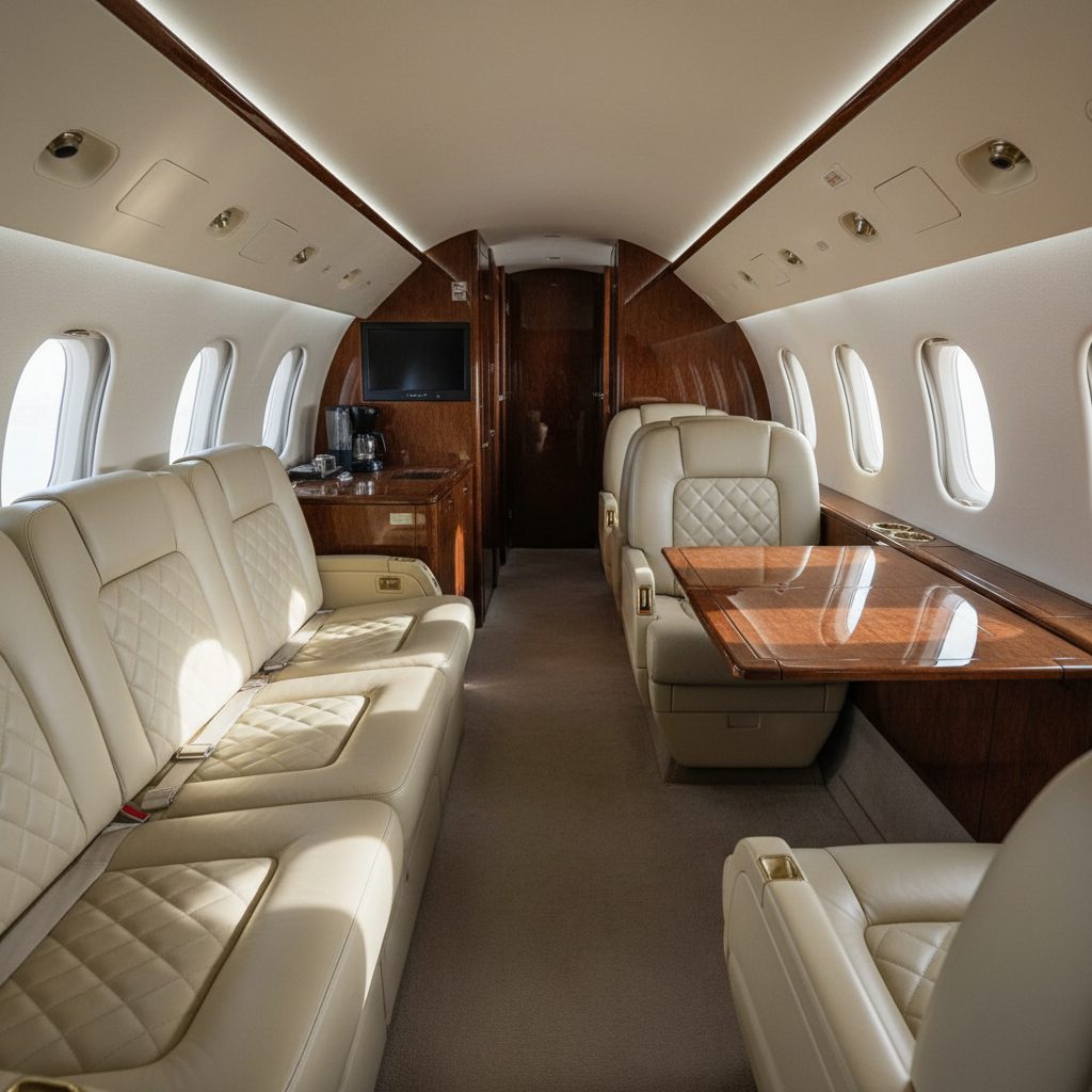 Embraer Legacy 500, Private cabin, illustrative image