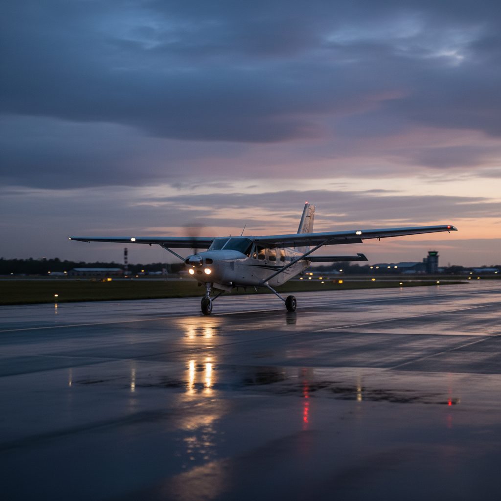 Gippsaero GA8 Airvan, On the runway, illustrative image