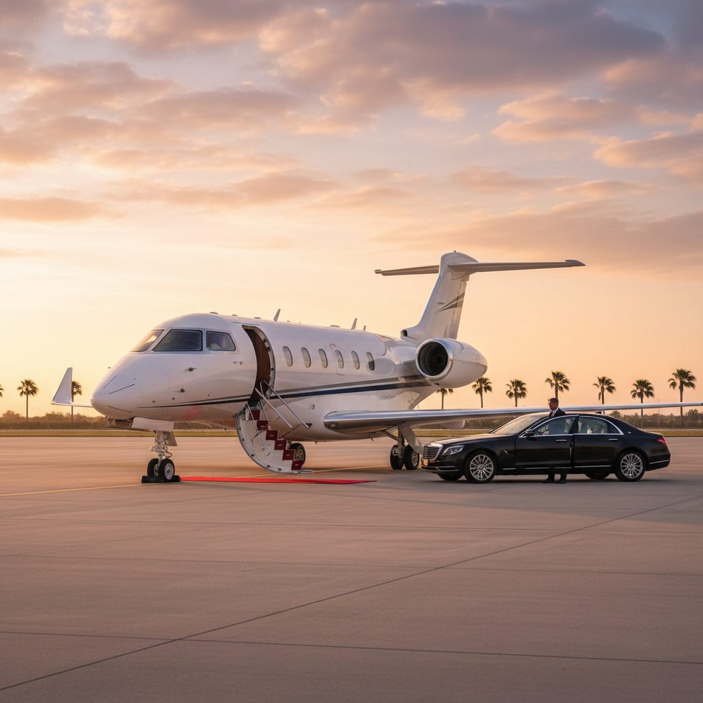 Embraer Praetor 600, Ready for boarding, illustrative image
