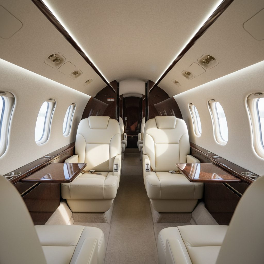 Embraer Phenom 100, Private cabin, illustrative image