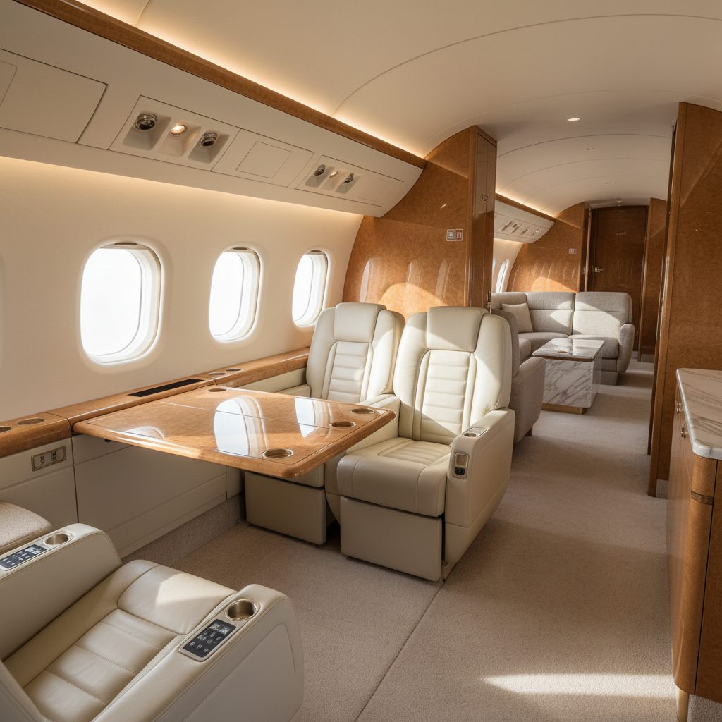 Boeing 717, Private cabin, illustrative image