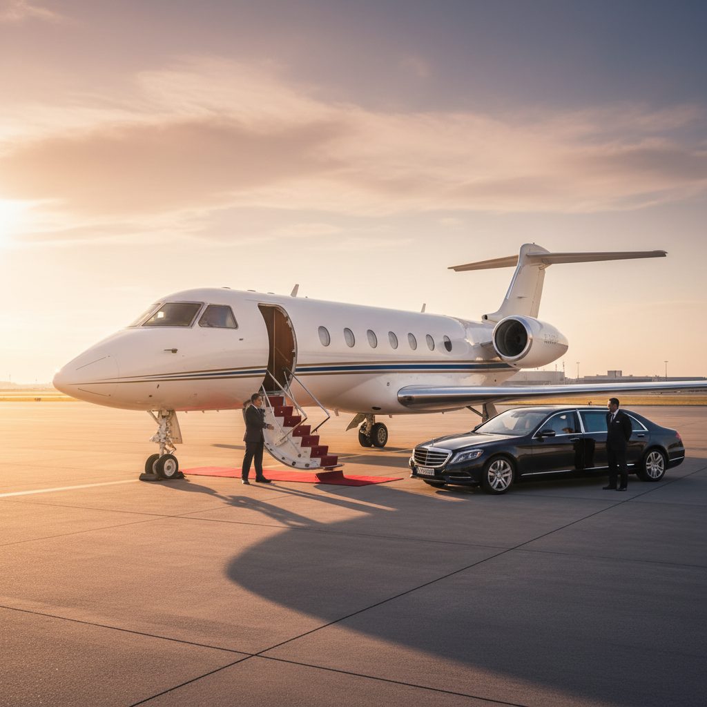 Gulfstream G300, Ready for boarding, illustrative image