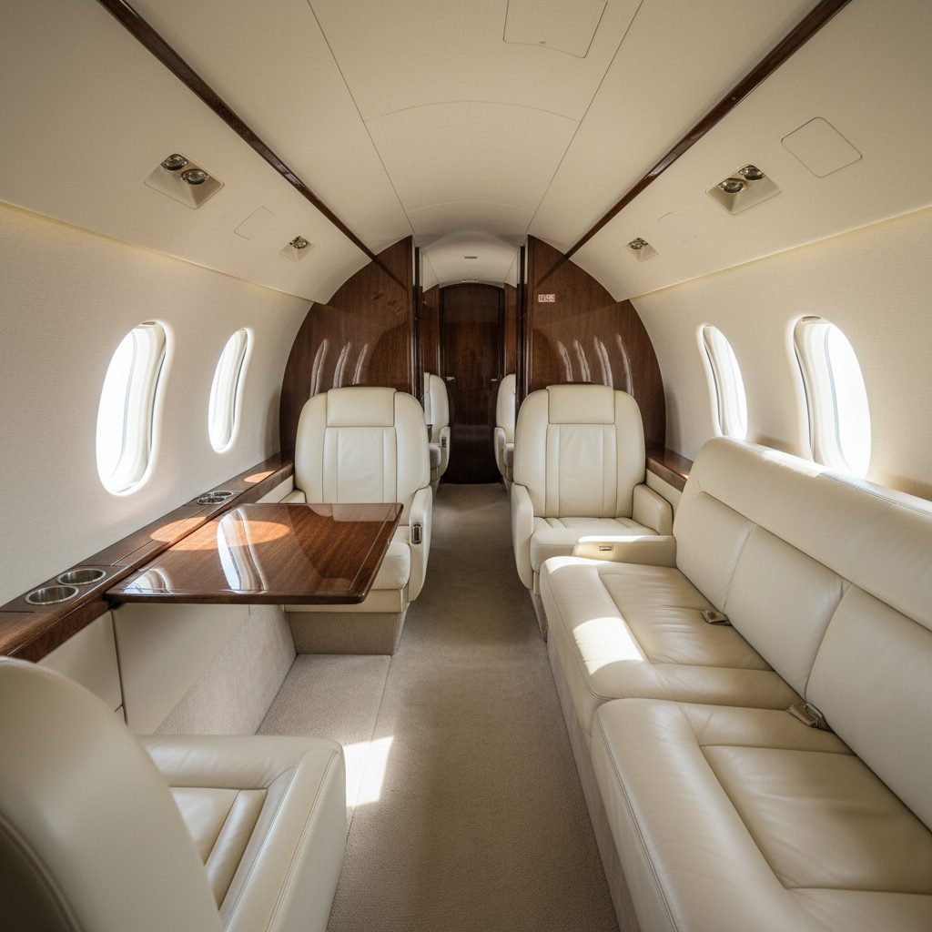 Dassault Falcon 20/200, Private cabin, illustrative image