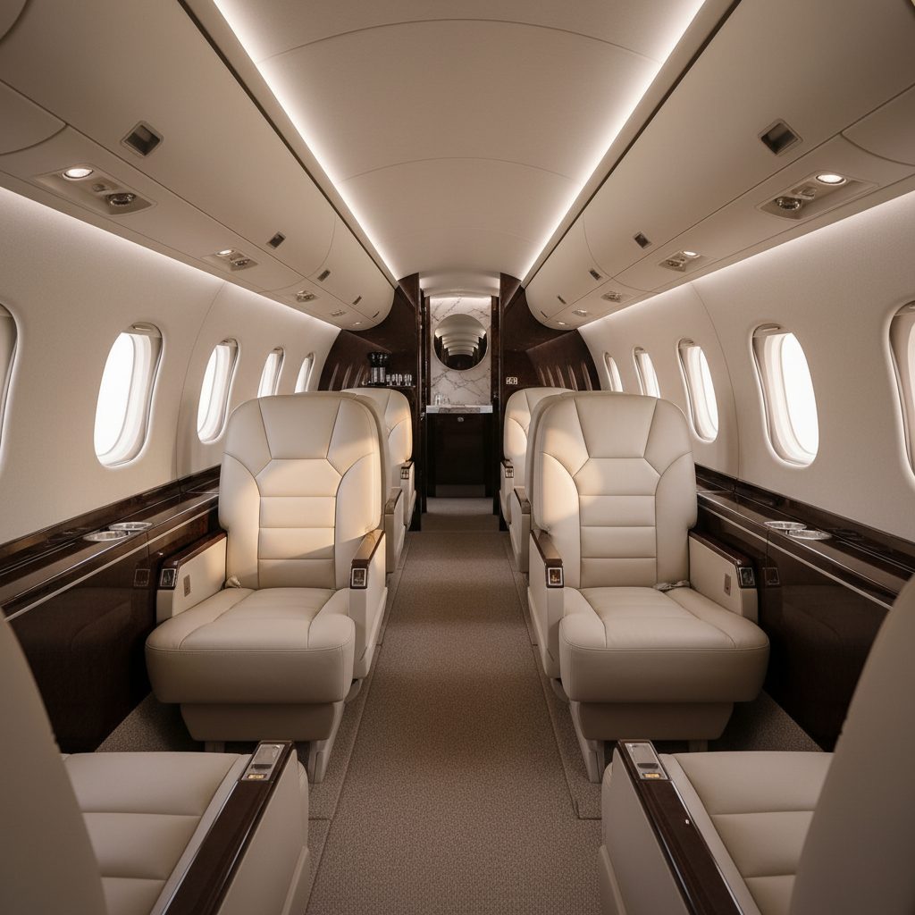 Embraer EMB 145, Private cabin, illustrative image