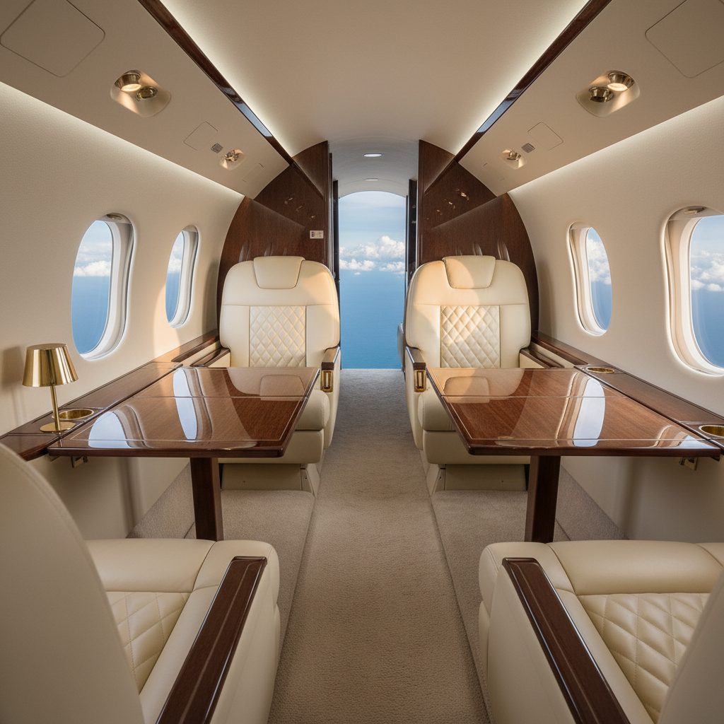 Syberjet SJ30, Private cabin, illustrative image