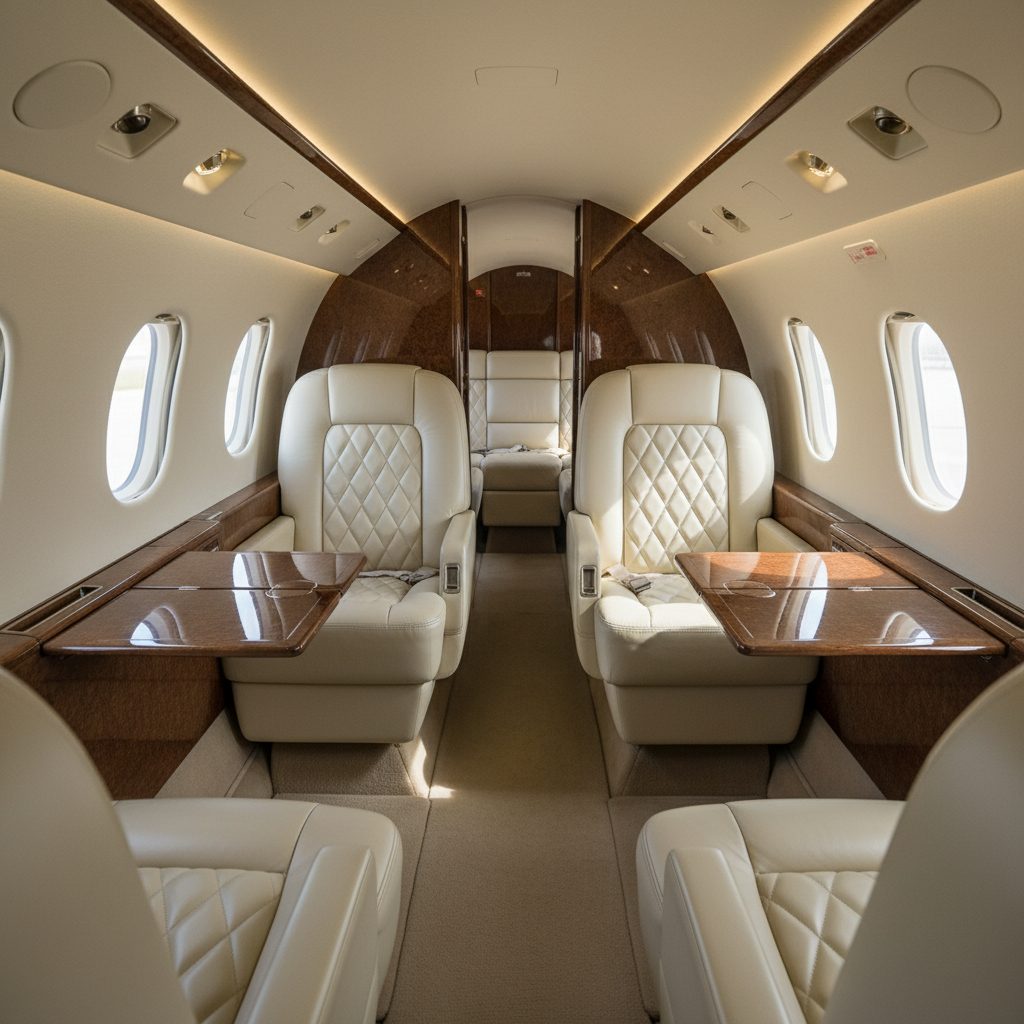 Cessna 550 Citation II, Private cabin, illustrative image
