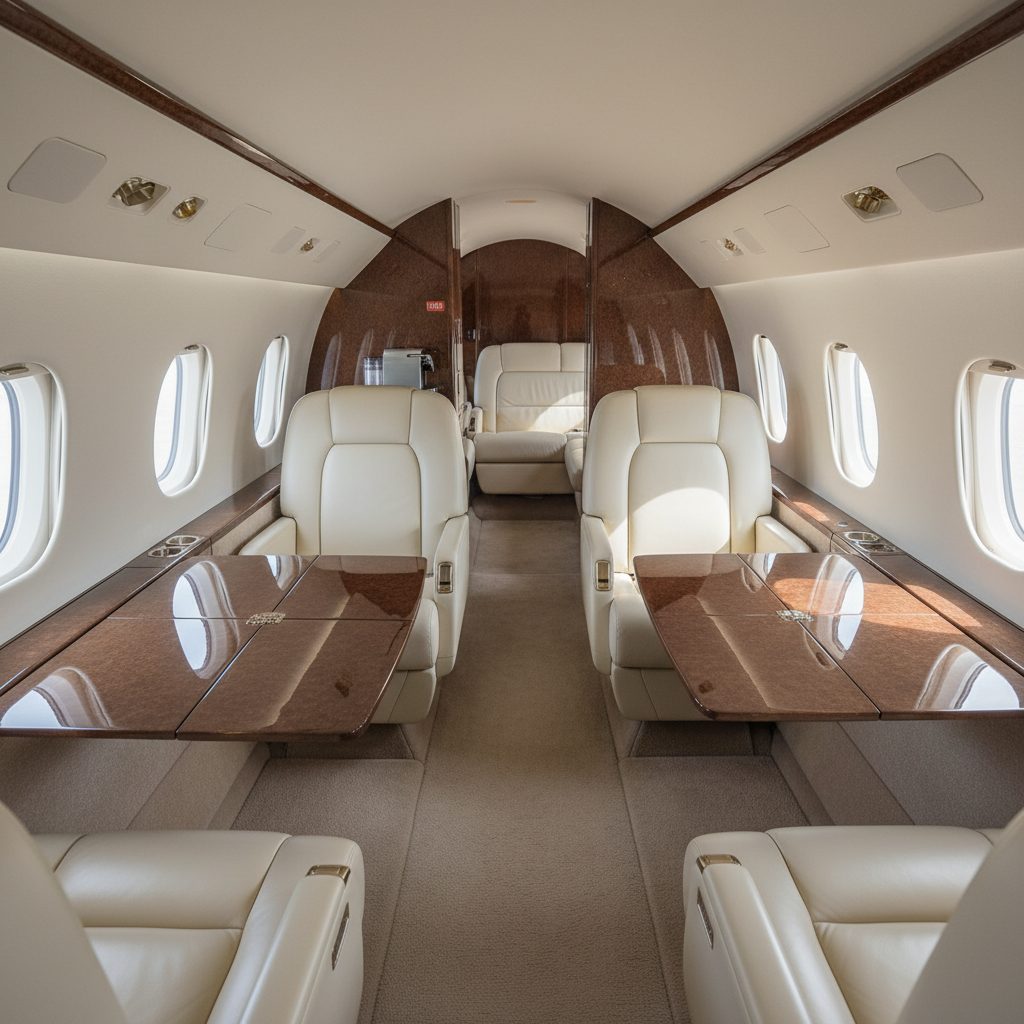Gulfstream G280, Private cabin, illustrative image