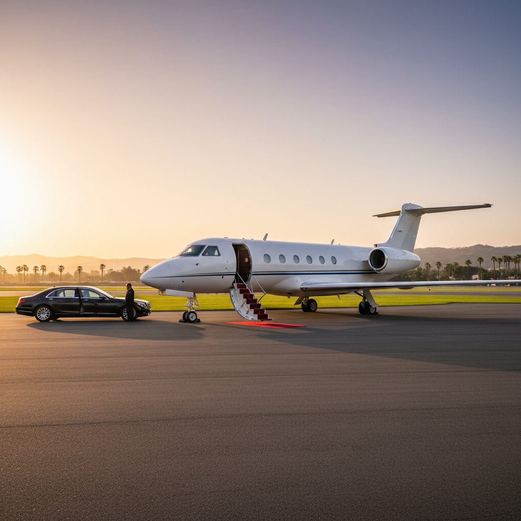Gulfstream GIII, Ready for boarding, illustrative image