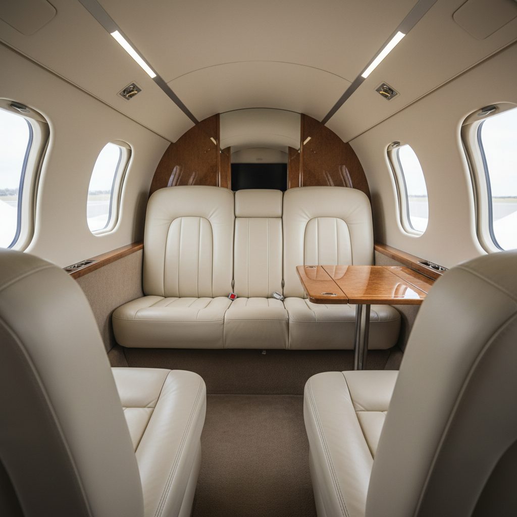 Beechcraft Bonanza, Private cabin, illustrative image
