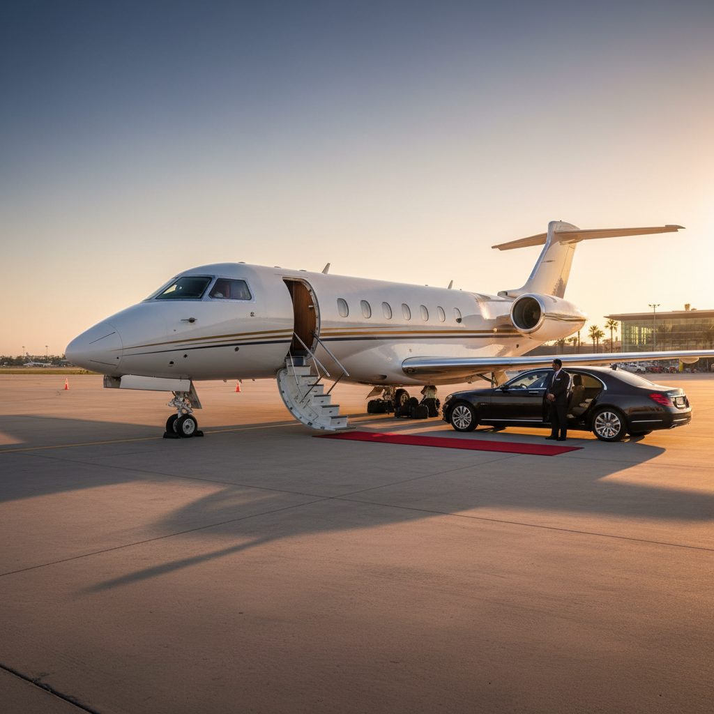 Embraer Legacy 600, Ready for boarding, illustrative image