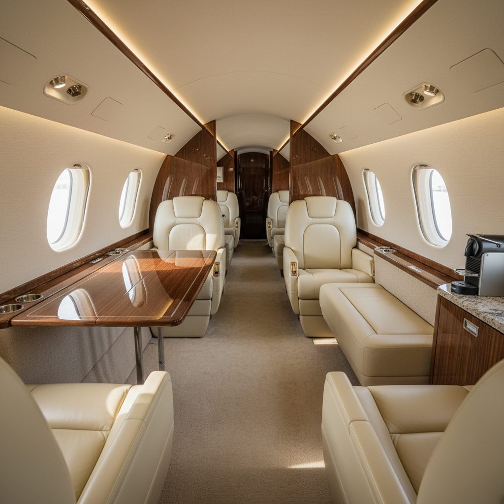 Embraer Praetor 600, Private cabin, illustrative image