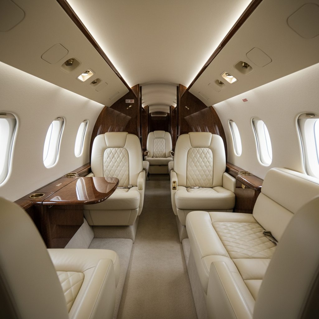 BAe Hawker 600, Private cabin, illustrative image