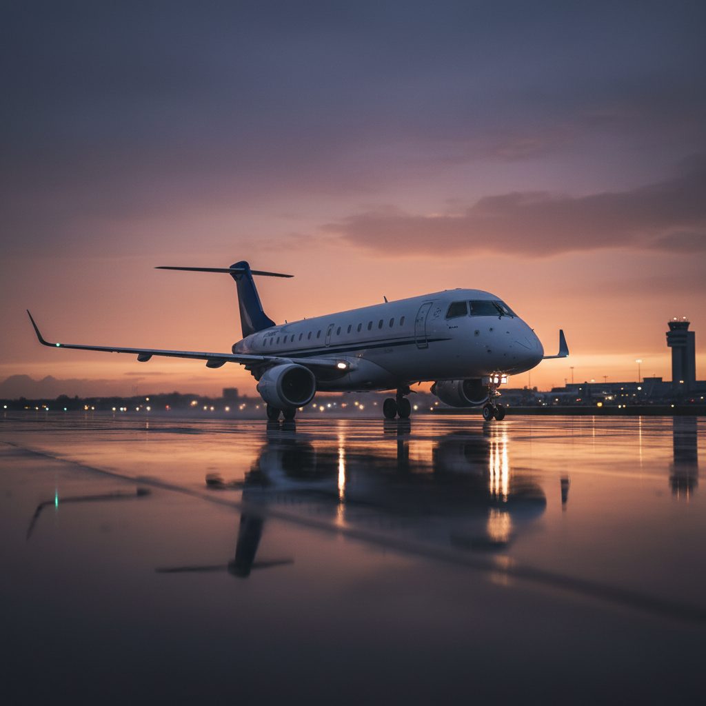 Embraer EMB 170, On the runway, illustrative image