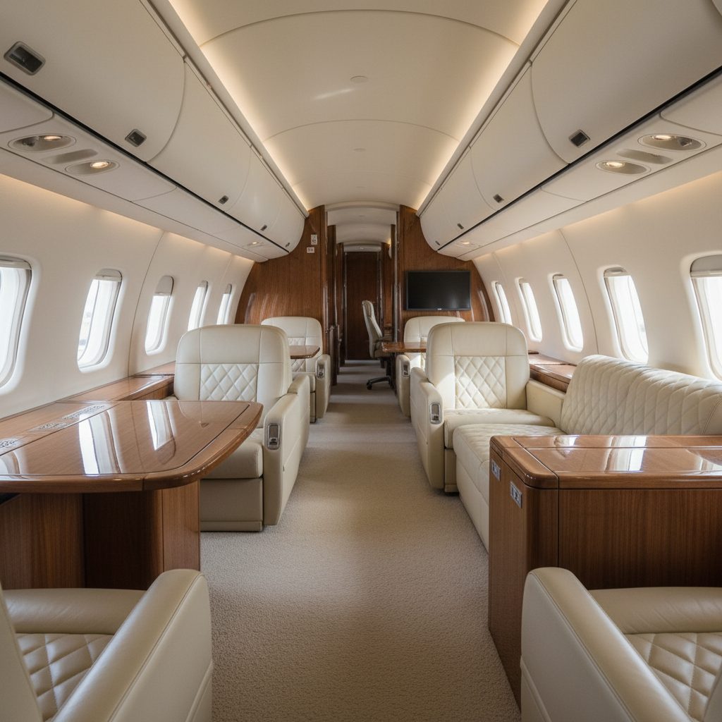 Boeing 757-200, Private cabin, illustrative image