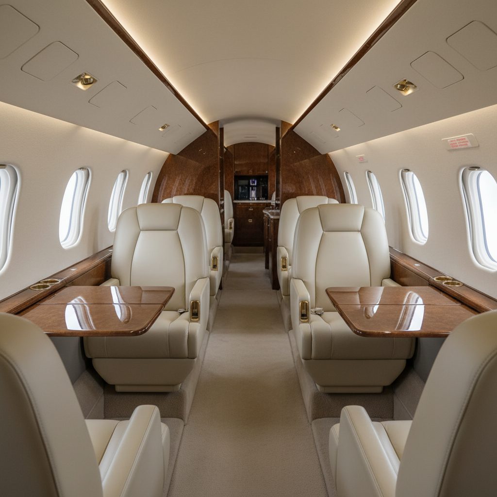 Cessna Citation Sovereign, Private cabin, illustrative image