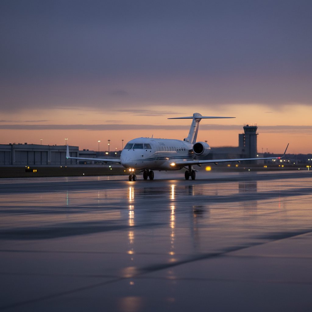 Bombardier CRJ700, On the runway, illustrative image