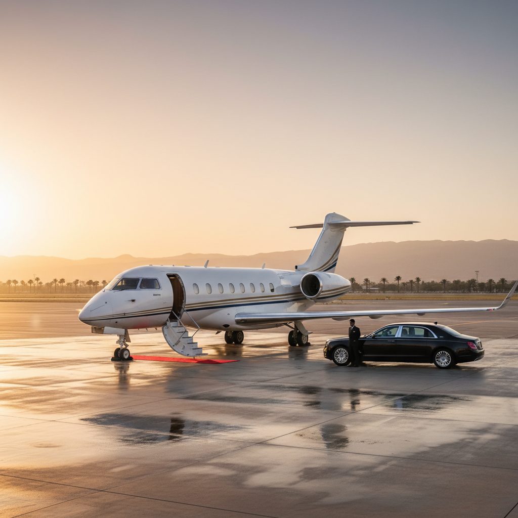 Bombardier Global Express, Ready for boarding, illustrative image
