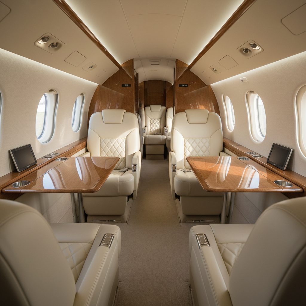 Honda Ha-420 HondaJet, Private cabin, illustrative image