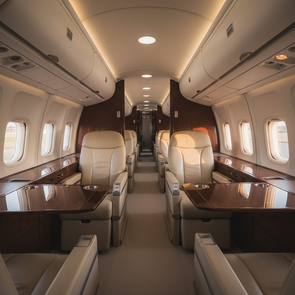 Boeing 737-900, Private cabin, illustrative image