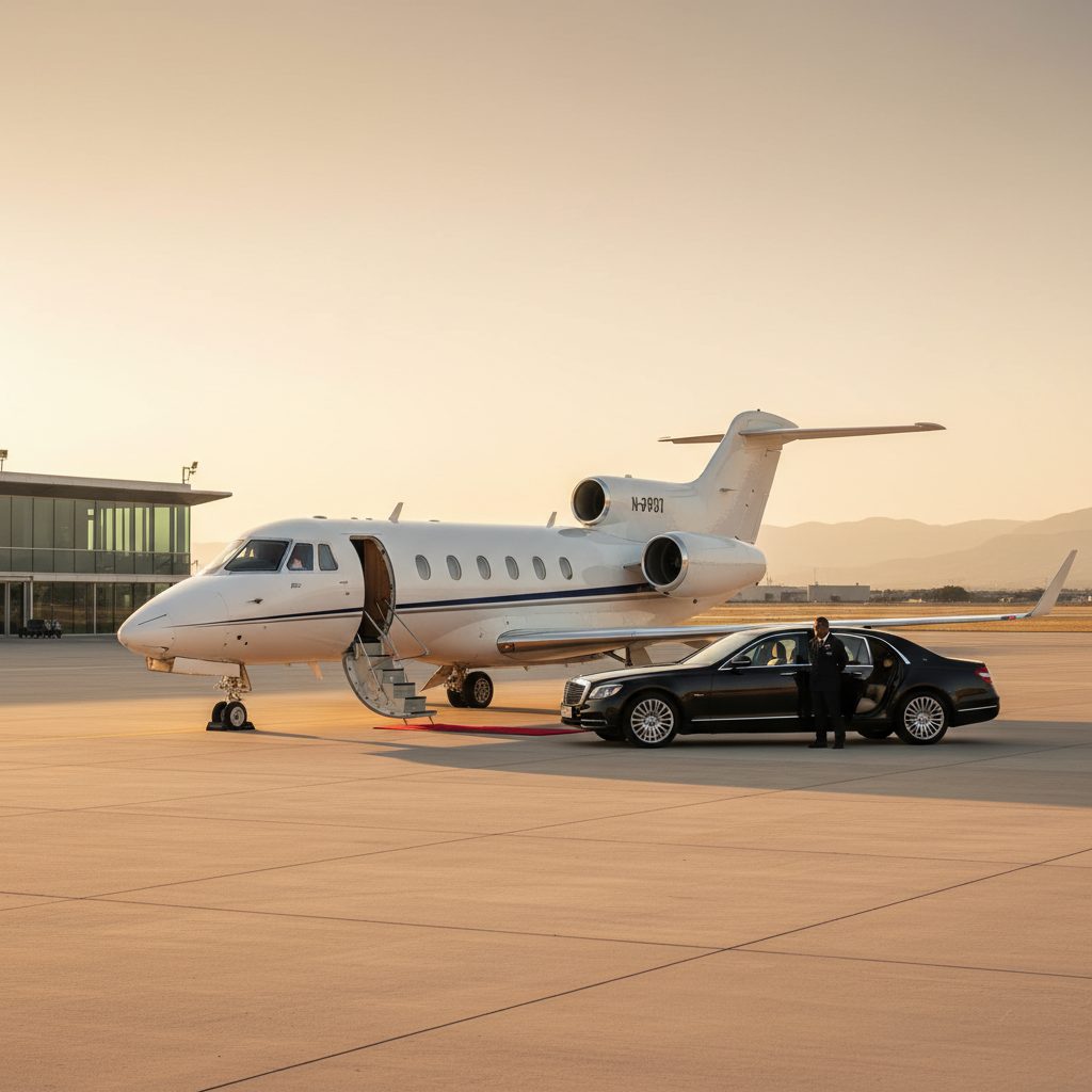 BAe Hawker 900/900XP, Ready for boarding, illustrative image