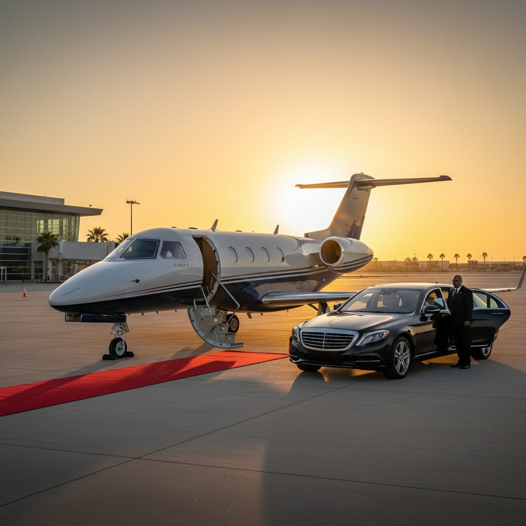Nextant 400XT, Ready for boarding, illustrative image