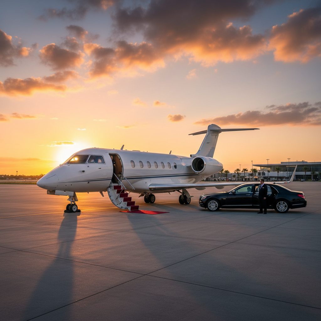Bombardier Challenger 600, Ready for boarding, illustrative image