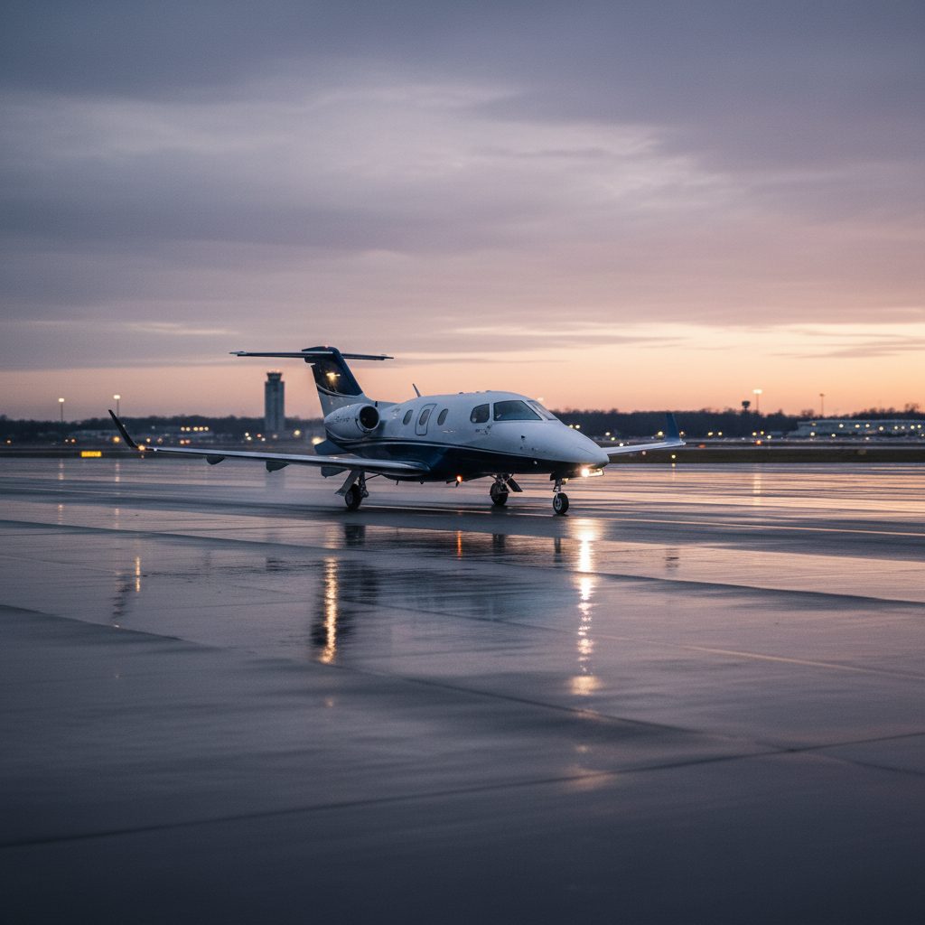 Eclipse 500, On the runway, illustrative image