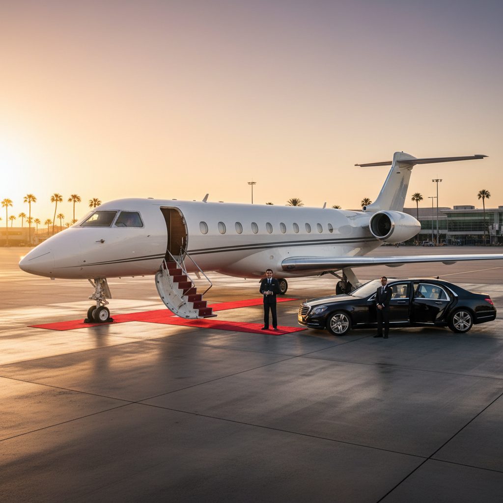 Embraer Lineage 1000, Ready for boarding, illustrative image