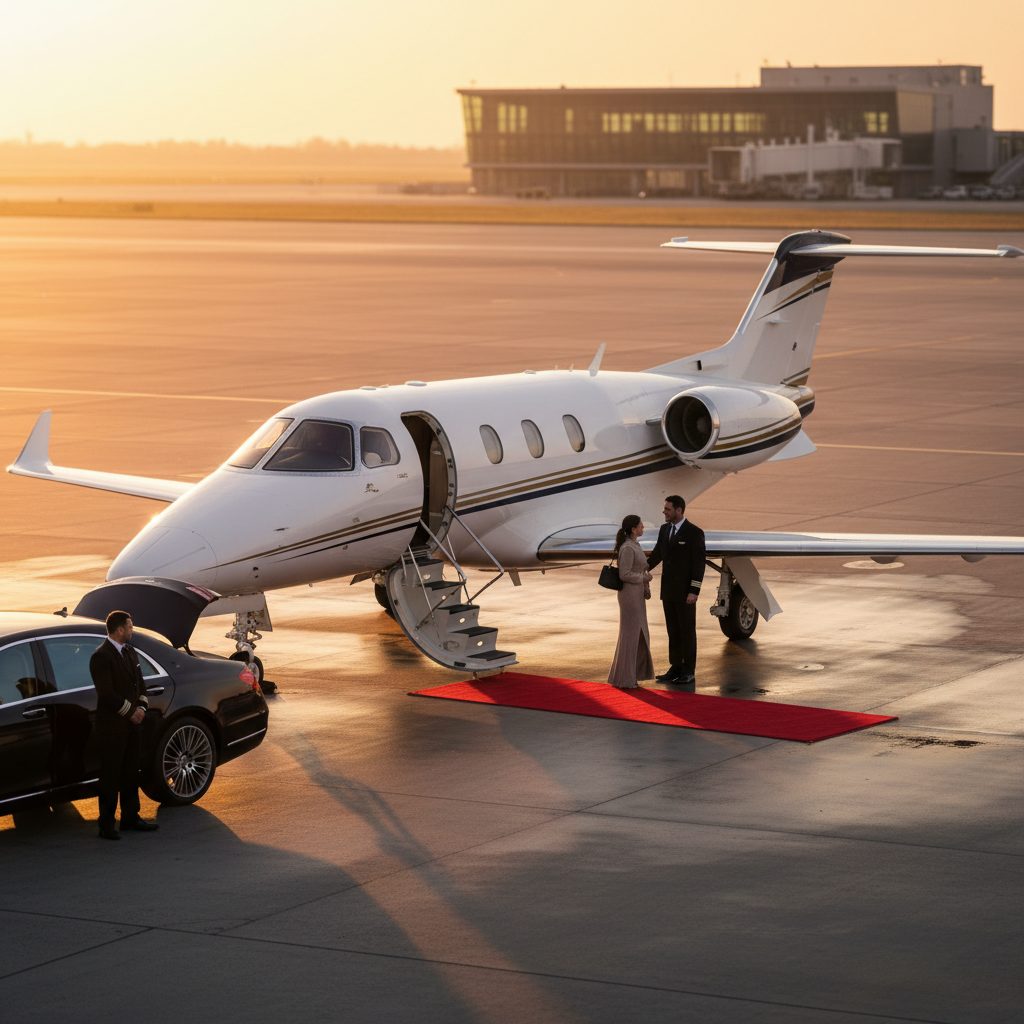 Eclipse 500, Ready for boarding, illustrative image
