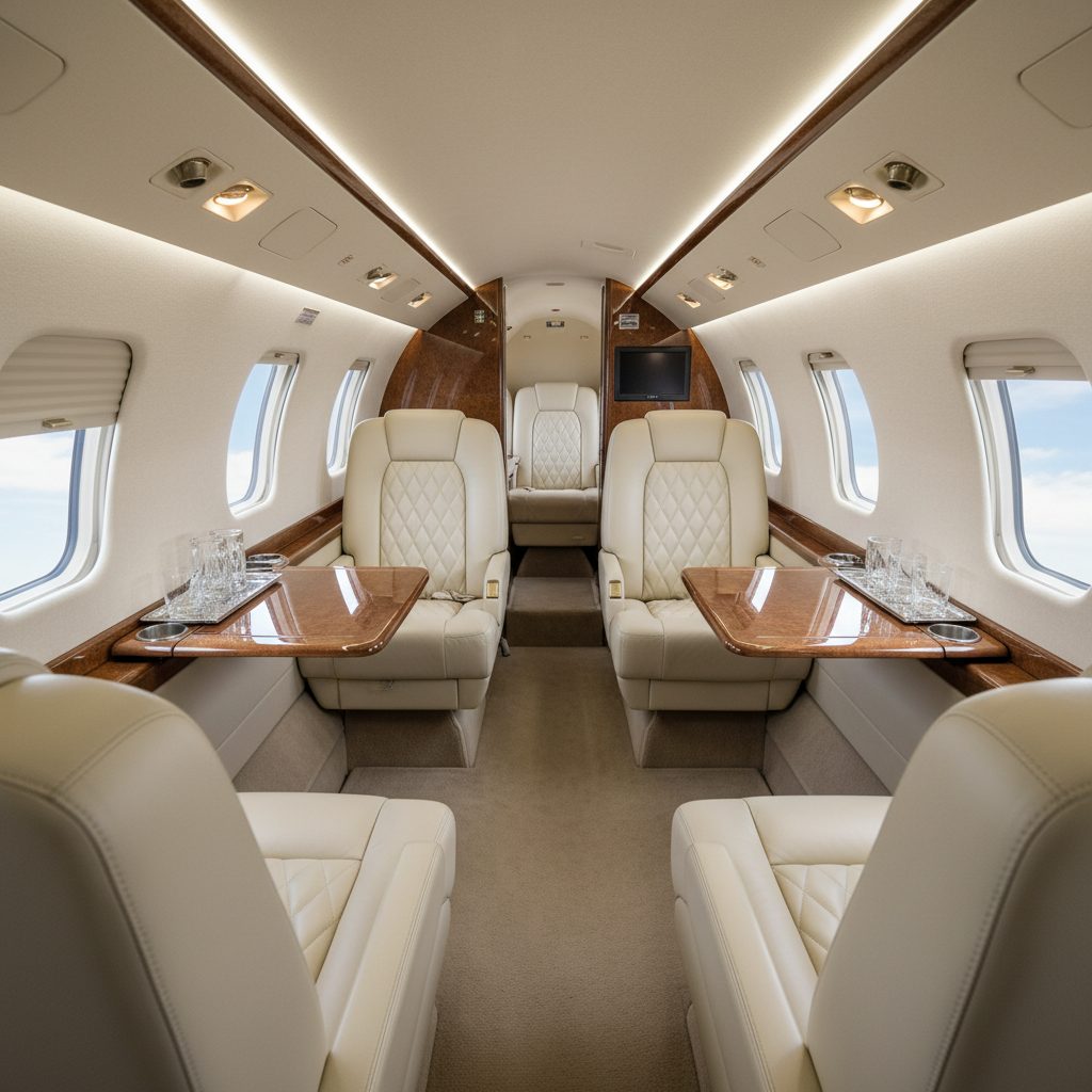 Cessna 550 Citation Bravo, Private cabin, illustrative image
