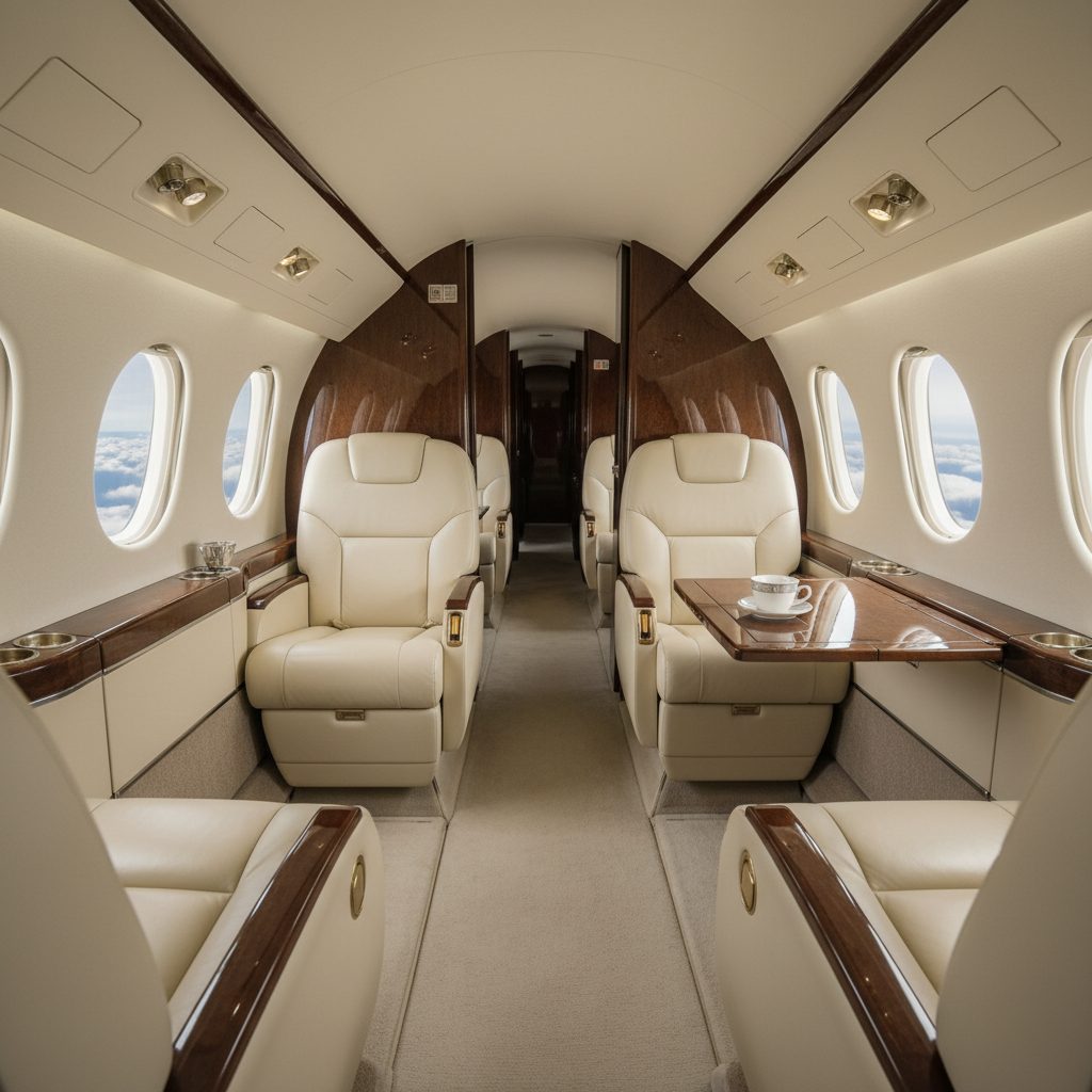 Embraer Legacy 600, Private cabin, illustrative image