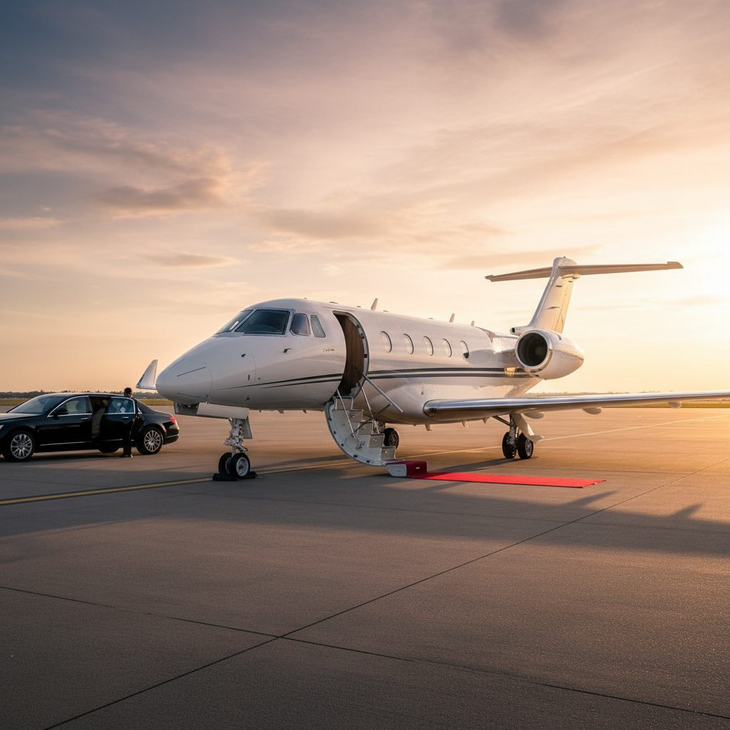 Cessna Citation Latitude, Ready for boarding, illustrative image