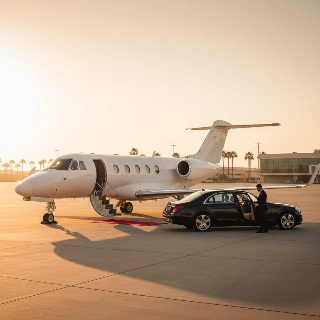 Cessna Citation VI, Ready for boarding, illustrative image