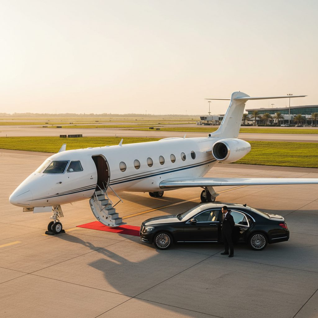 Gulfstream G450, Ready for boarding, illustrative image