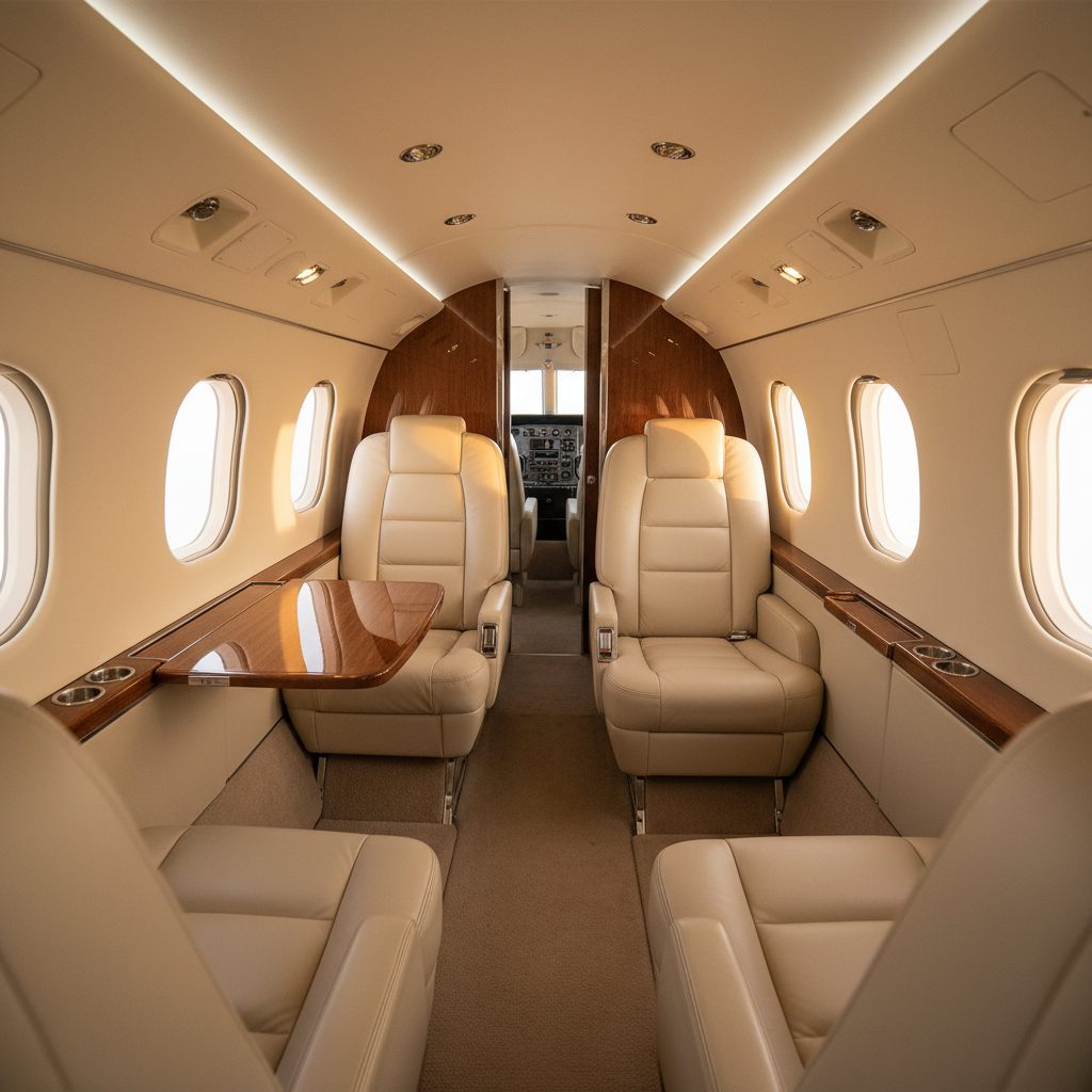 Cessna 208 Caravan, Private cabin, illustrative image