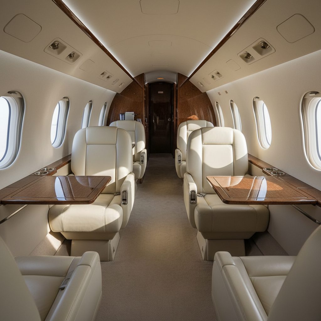 BAe Hawker 4000, Private cabin, illustrative image