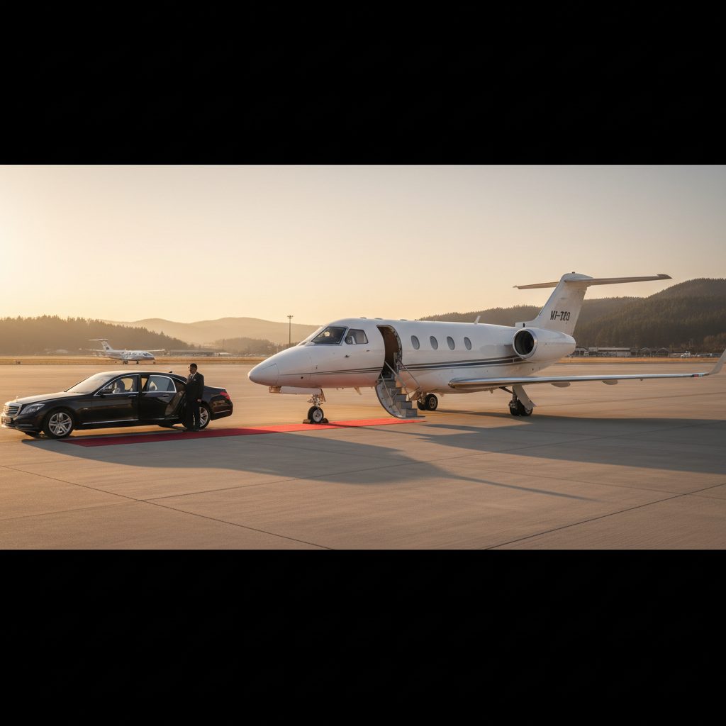 Hawker Beechjet 400, Ready for boarding, illustrative image