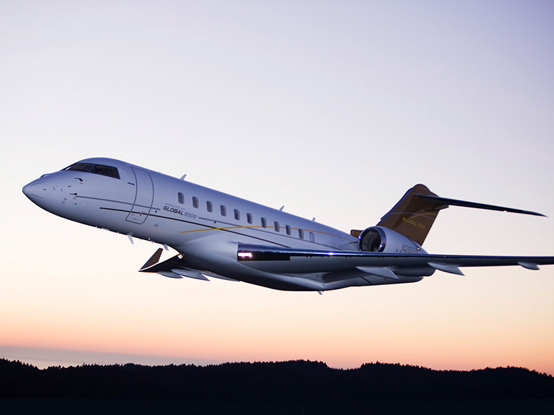 Bombardier Global 5000 Private Jet Hire